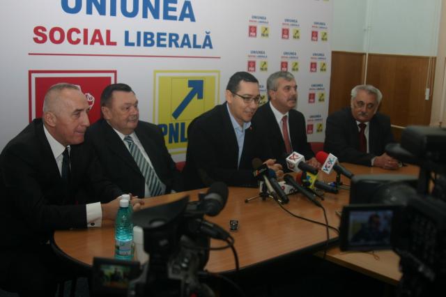 Victor Ponta vrea ca USL să câștige toate mandatele de parlamentar la Galați