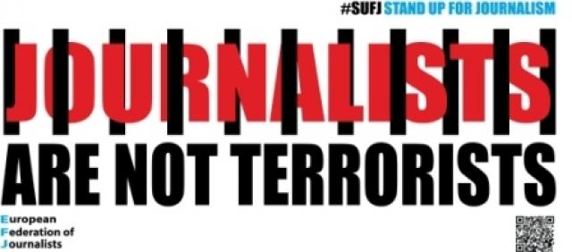 Jurnaliștii nu sunt teroriști!
