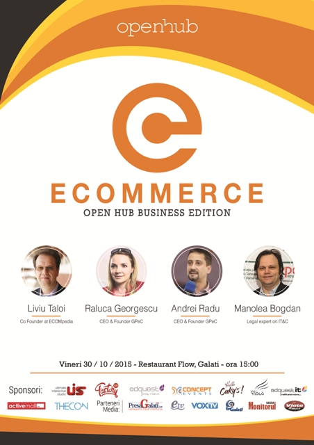 Ecommerce Hub – Business Edition, o sesiune Open Hub adresată zonei de business online